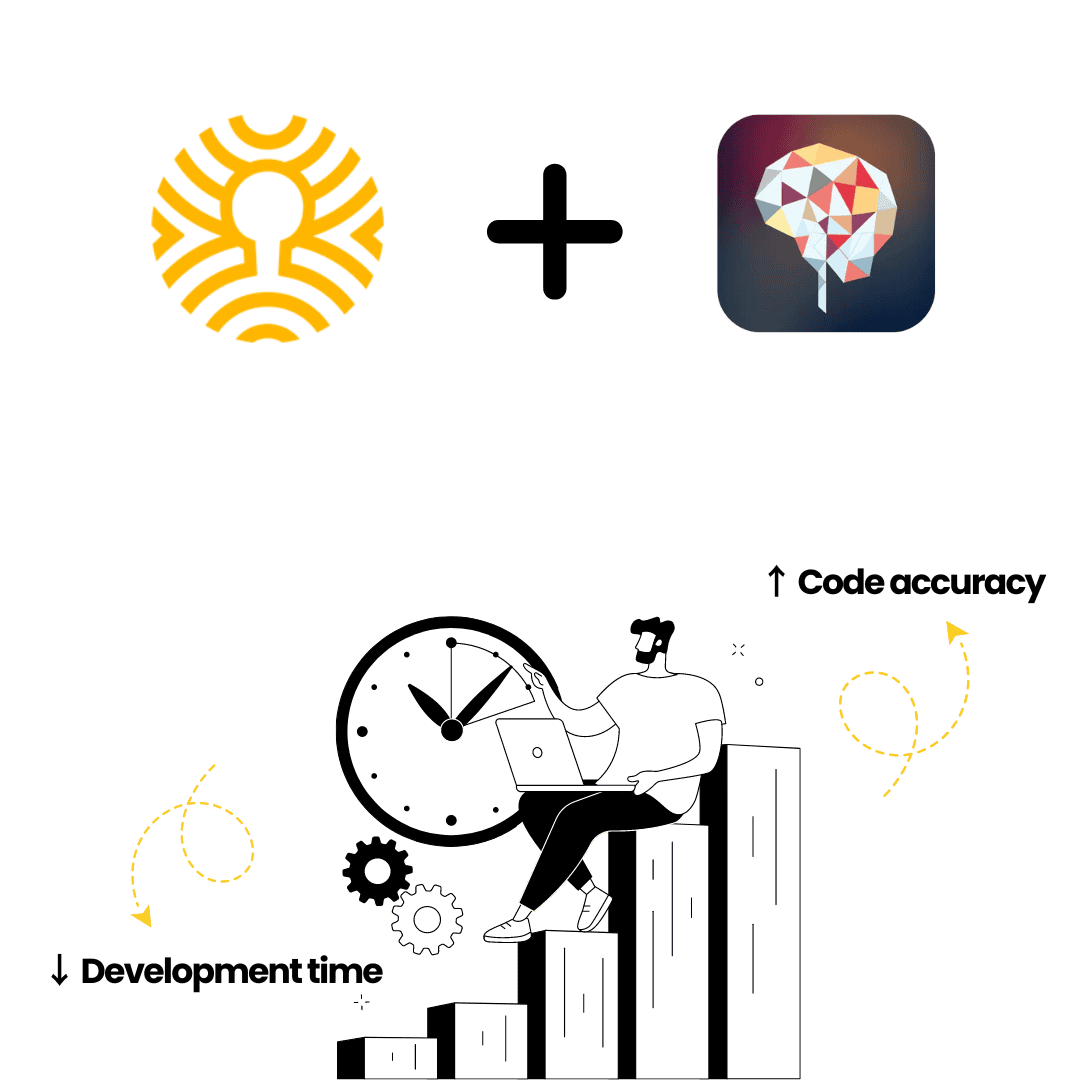 Eugeniuses achieved a 60% reduction in development time and 90% improvement in code accuracy using TypingMind for their web and mobile projects.