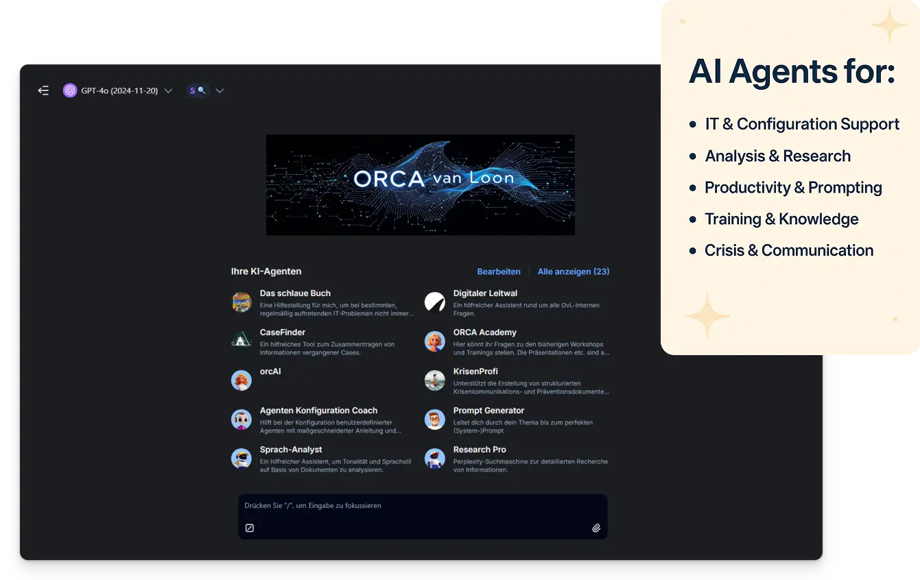 ORCA Use Cases Overview