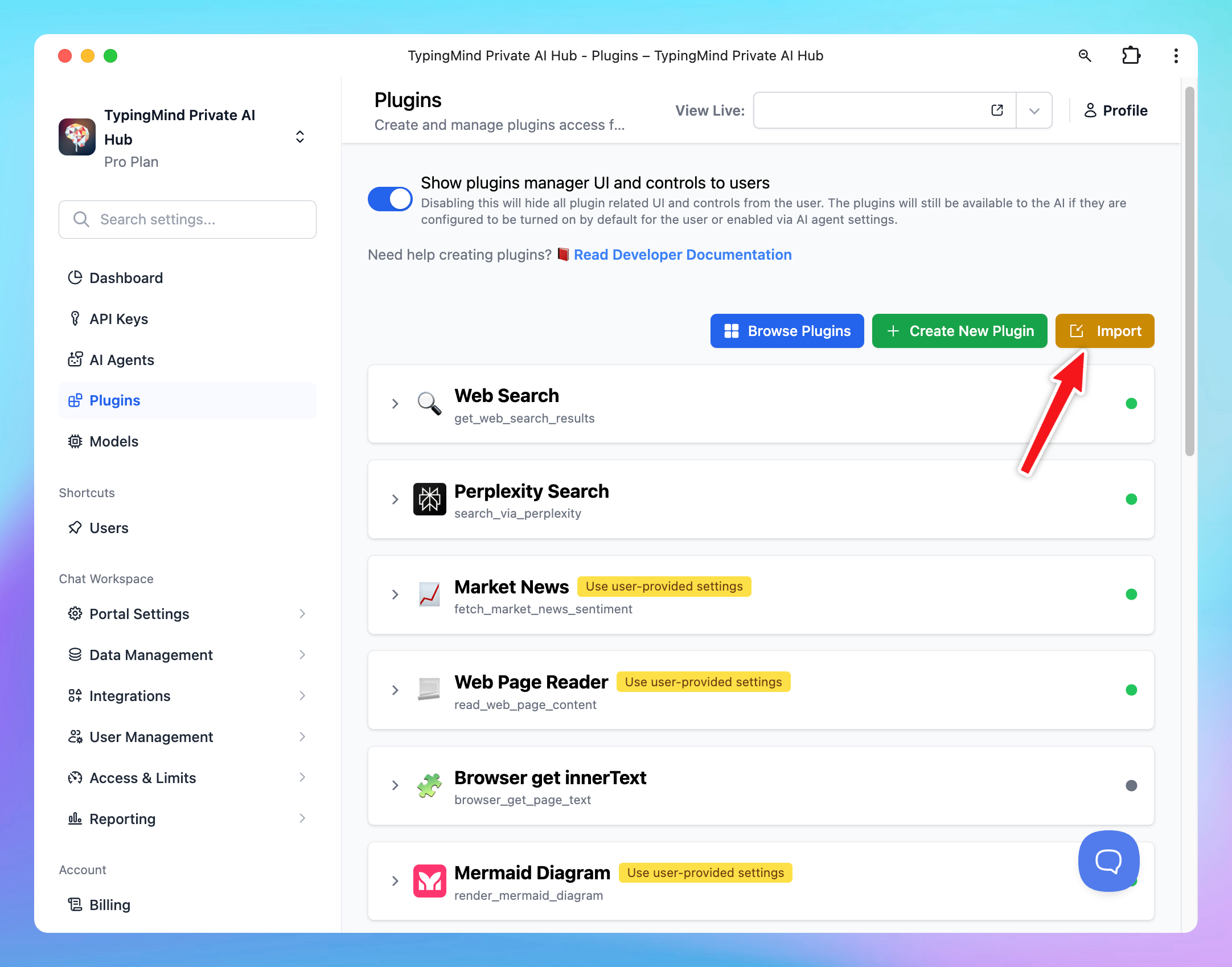 Enhance the AI responses with plugins