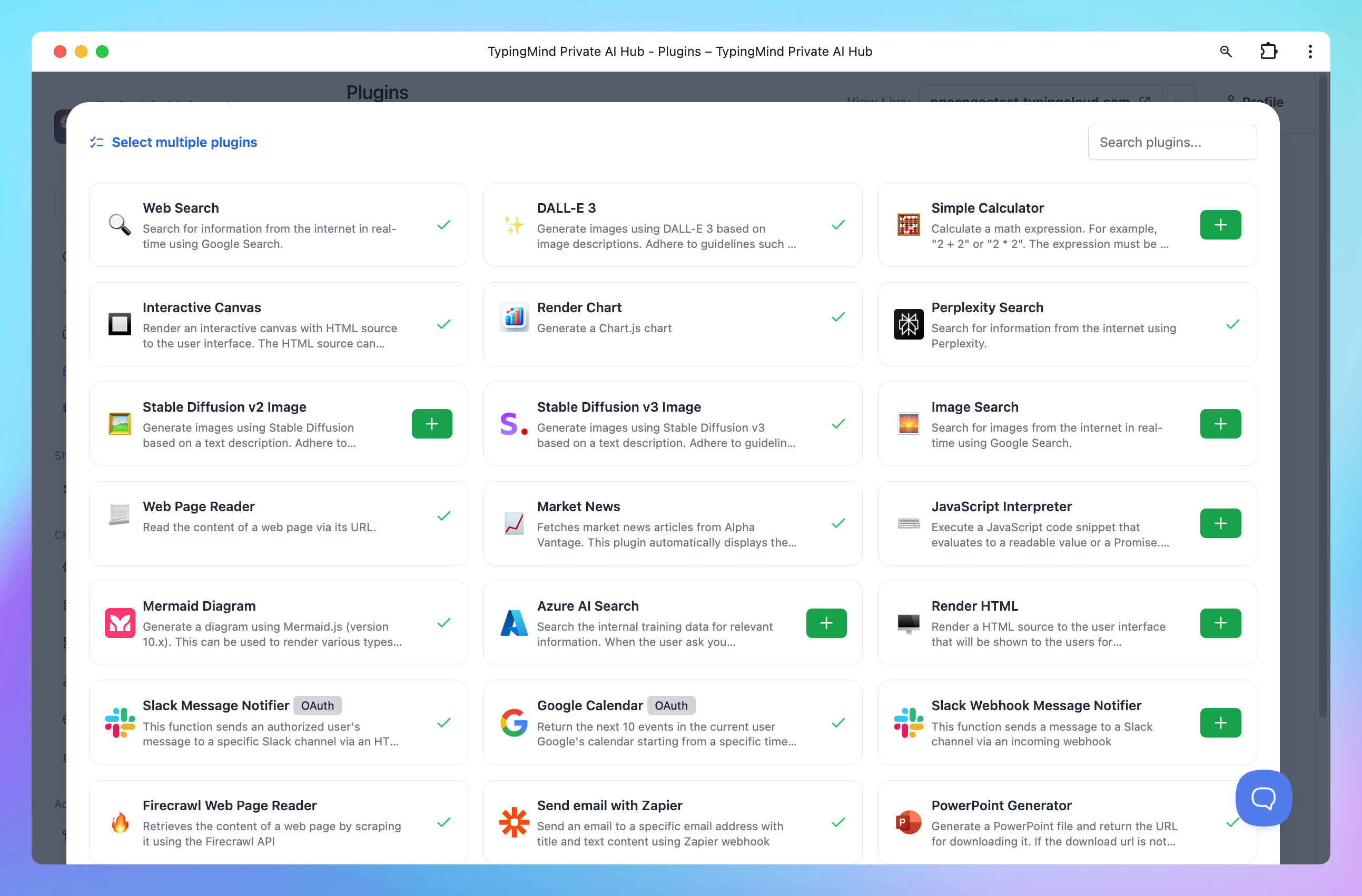 Enhance the AI responses with plugins