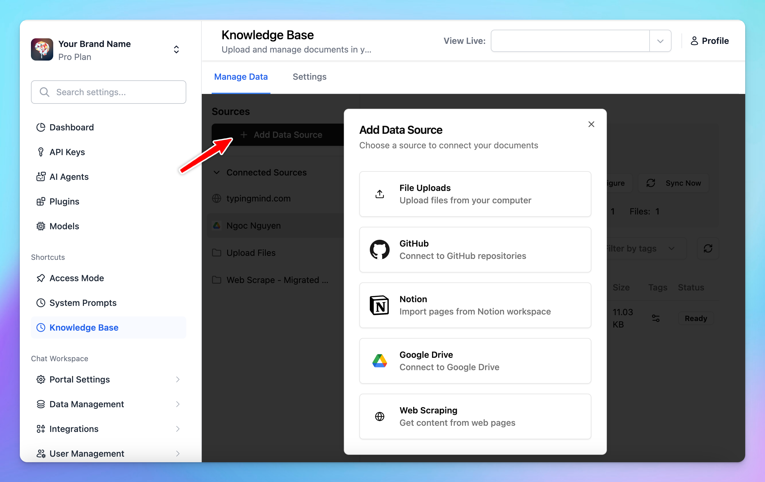 New knowledge base system